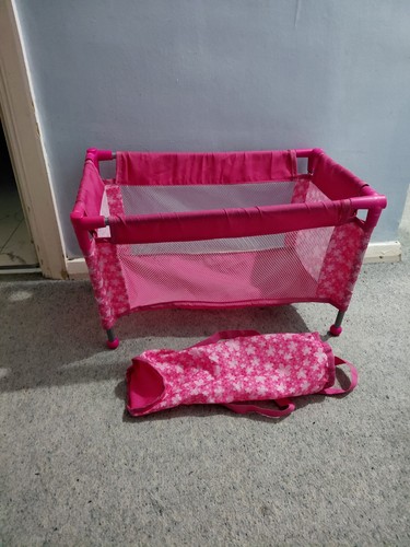 Dolls travel cot with - dolls, matching