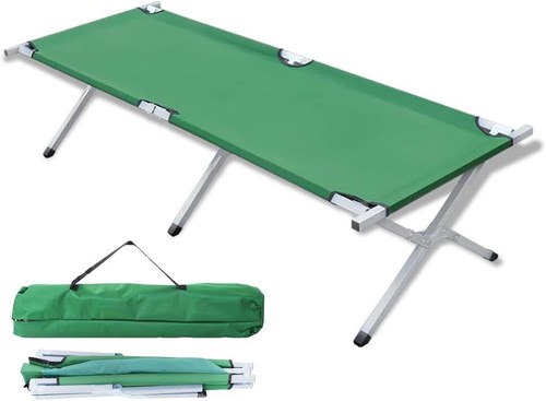 Folding camping cot - with, carry