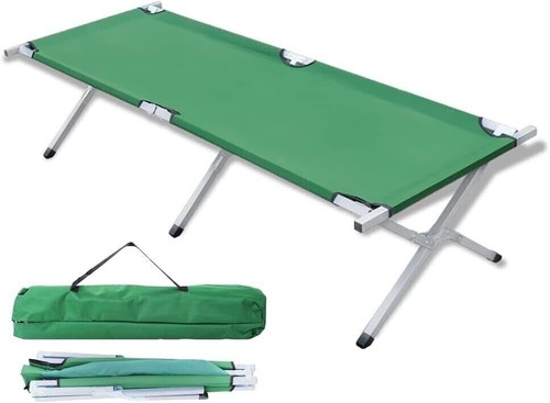 Foldable camping bed - camping, heavy