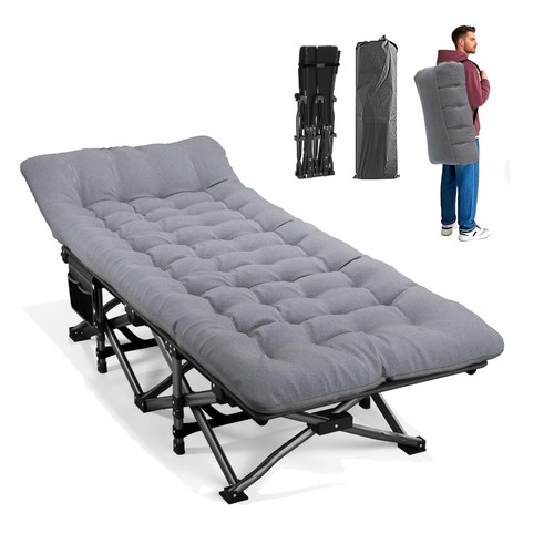 Portable adult camping cot - portable,