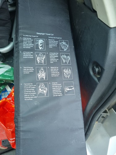 Travel cot with carry bag - cot,